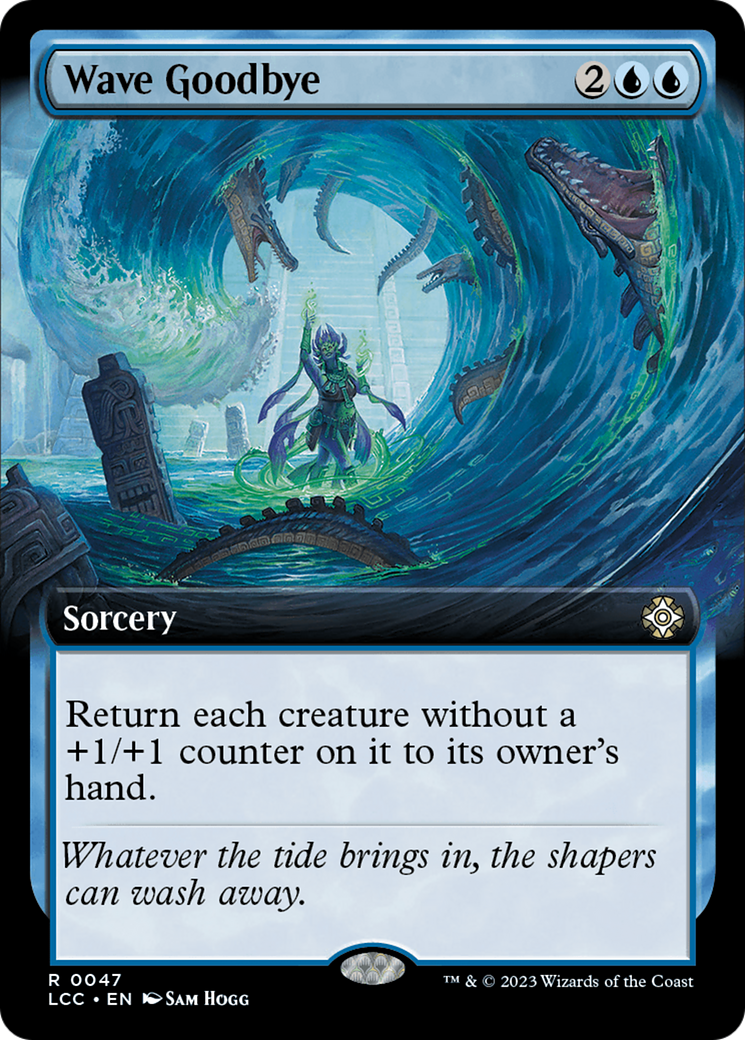 Image of Wave Goodbye (Extended Art) (LCC-047) - The Lost Caverns of Ixalan Commander: (Extended Art)