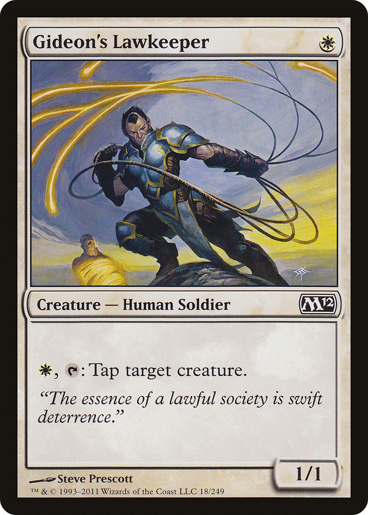 Image of Gideon's Lawkeeper (M12-018) - Magic 2012