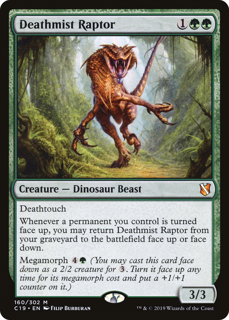 Image of Deathmist Raptor (C19-160) - Commander 2019