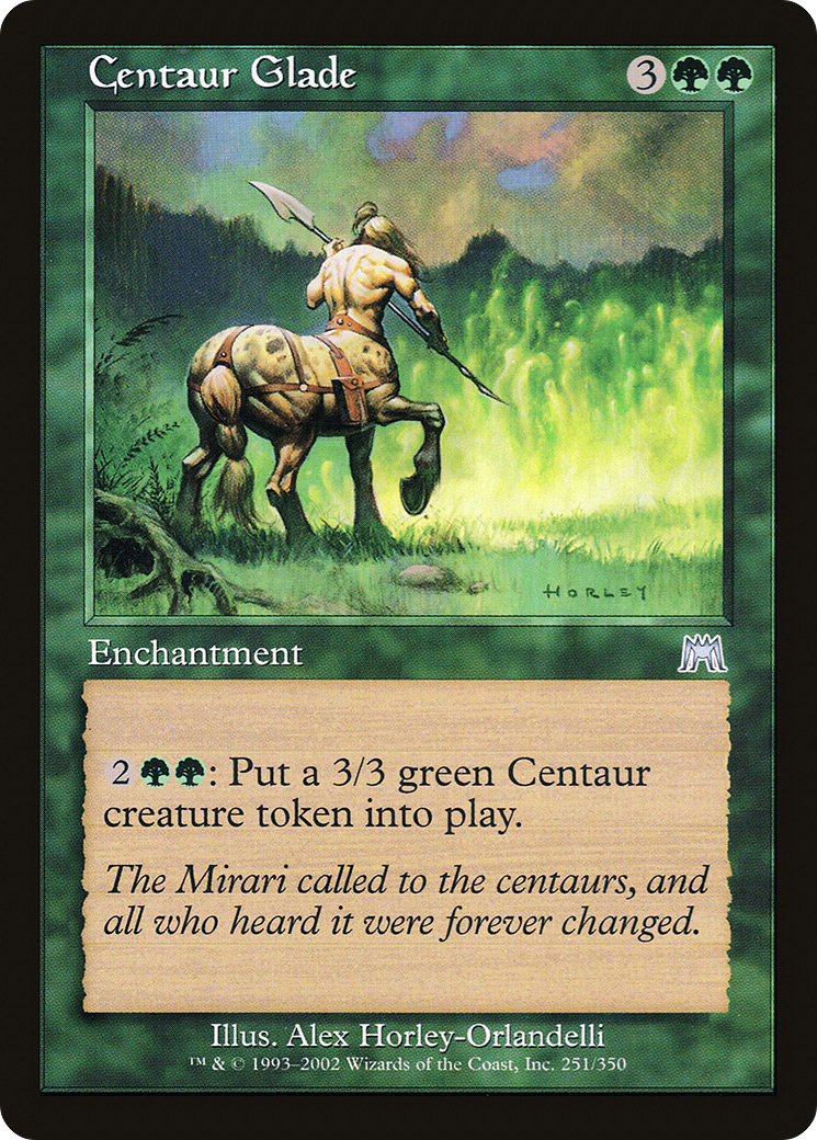 Image of Centaur Glade (ONS-251) - Onslaught Foil