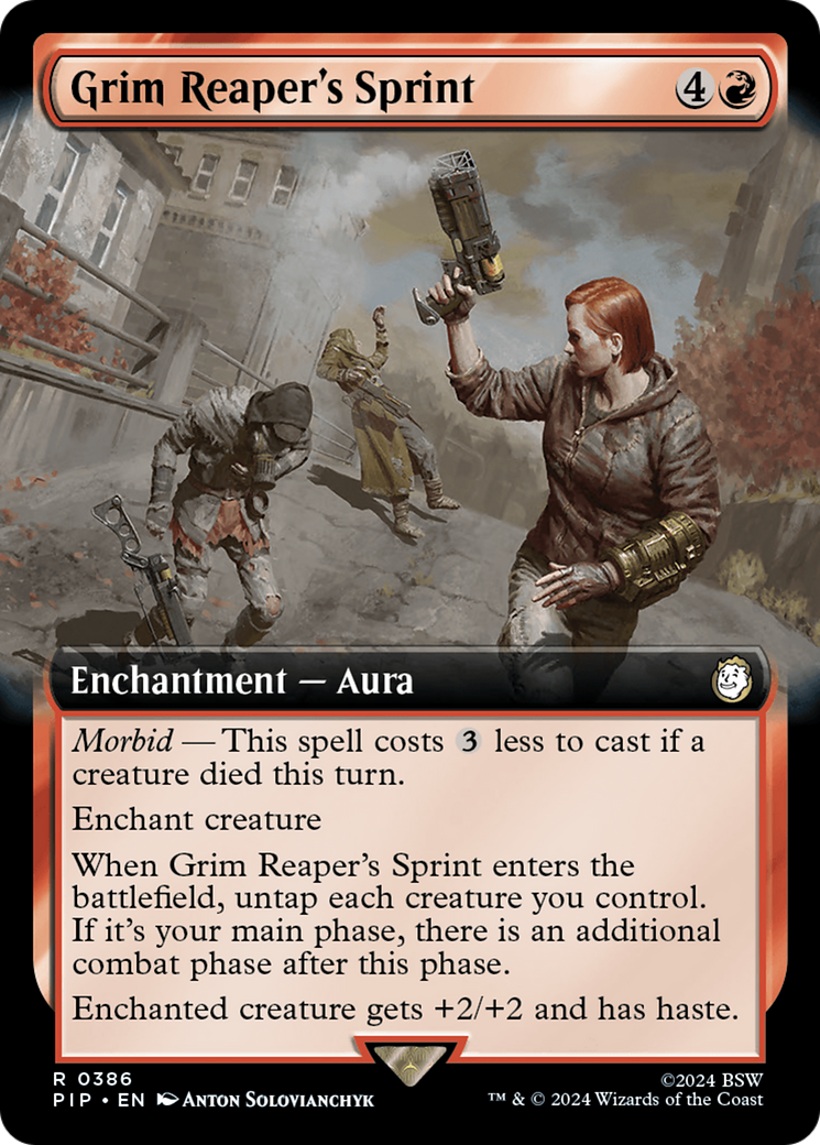 Image of Grim Reaper's Sprint (Extended Art) (PIP-386) - Fallout: (Extended Art) Foil