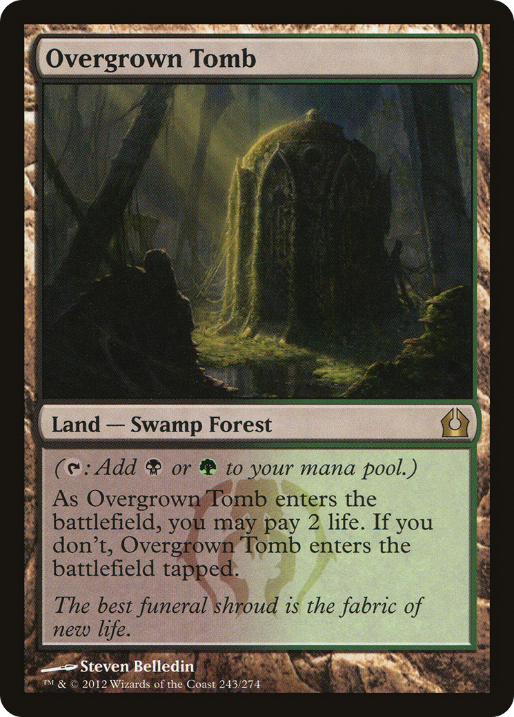 Image of Overgrown Tomb (RTR-243) - Return to Ravnica Foil