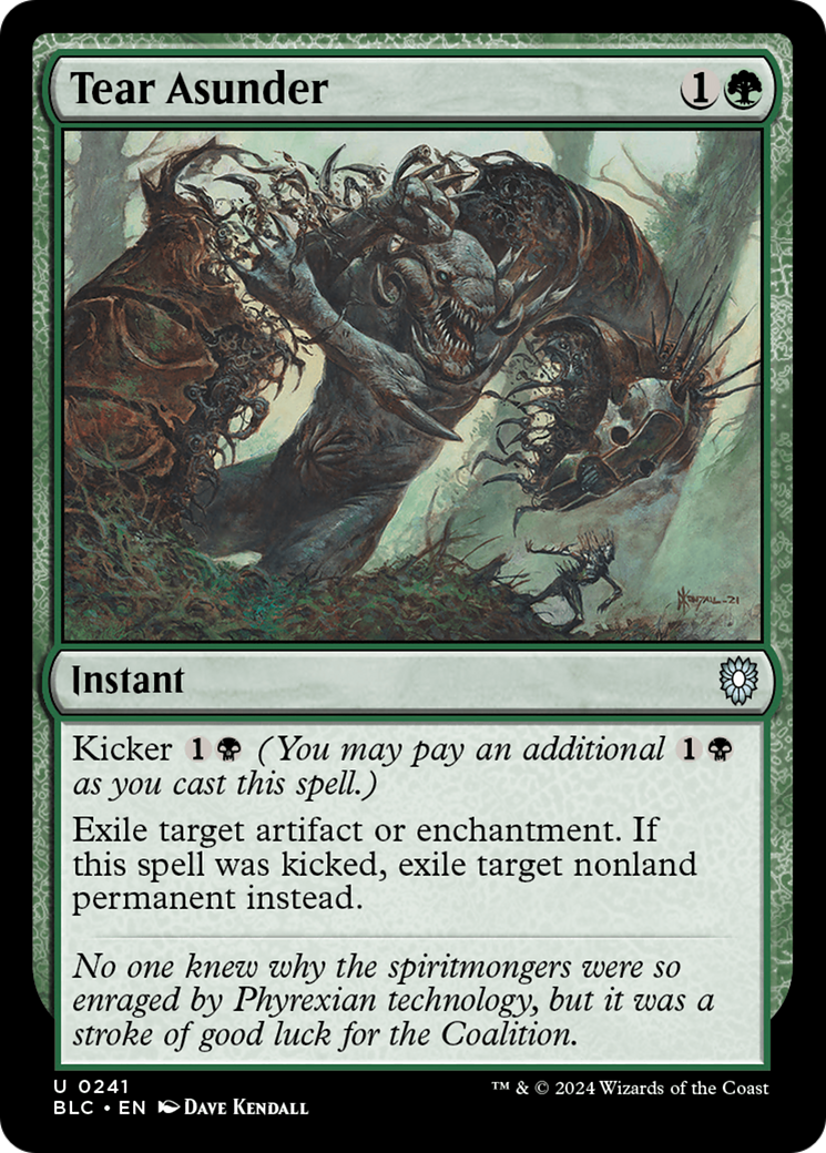 Image of Tear Asunder (BLC-241) - Bloomburrow Commander