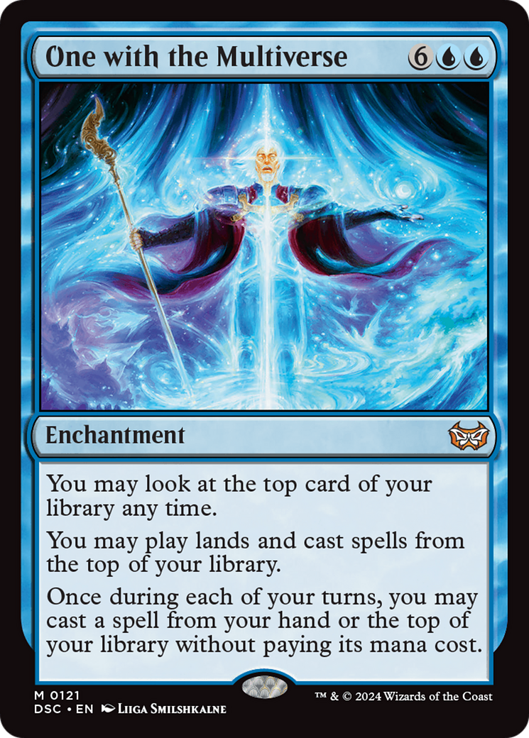 Image of One with the Multiverse (DSC-121) - Duskmourn: House of Horror Commander