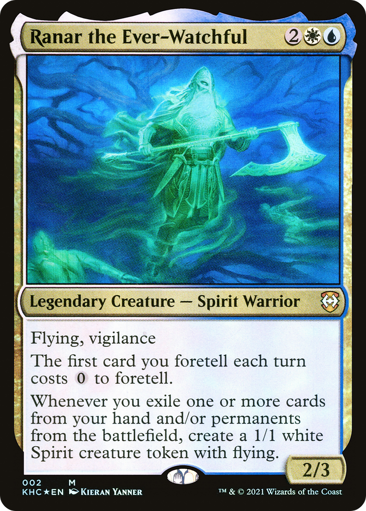 Image of Ranar the Ever-Watchful (KHC-002) - Kaldheim Commander Foil