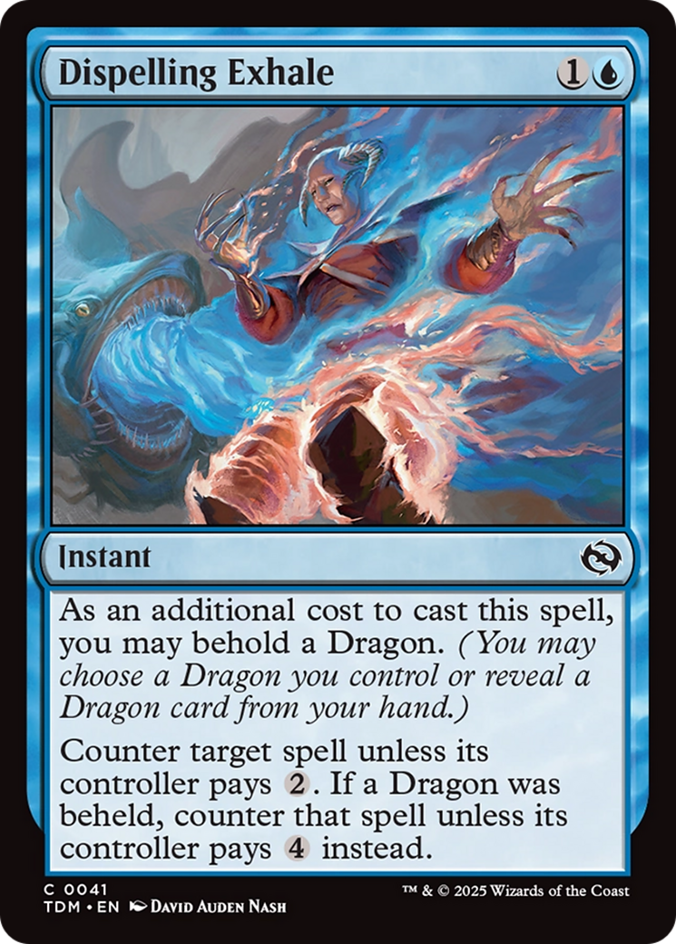 Image of Dispelling Exhale (TDM-041) - Tarkir: Dragonstorm Foil