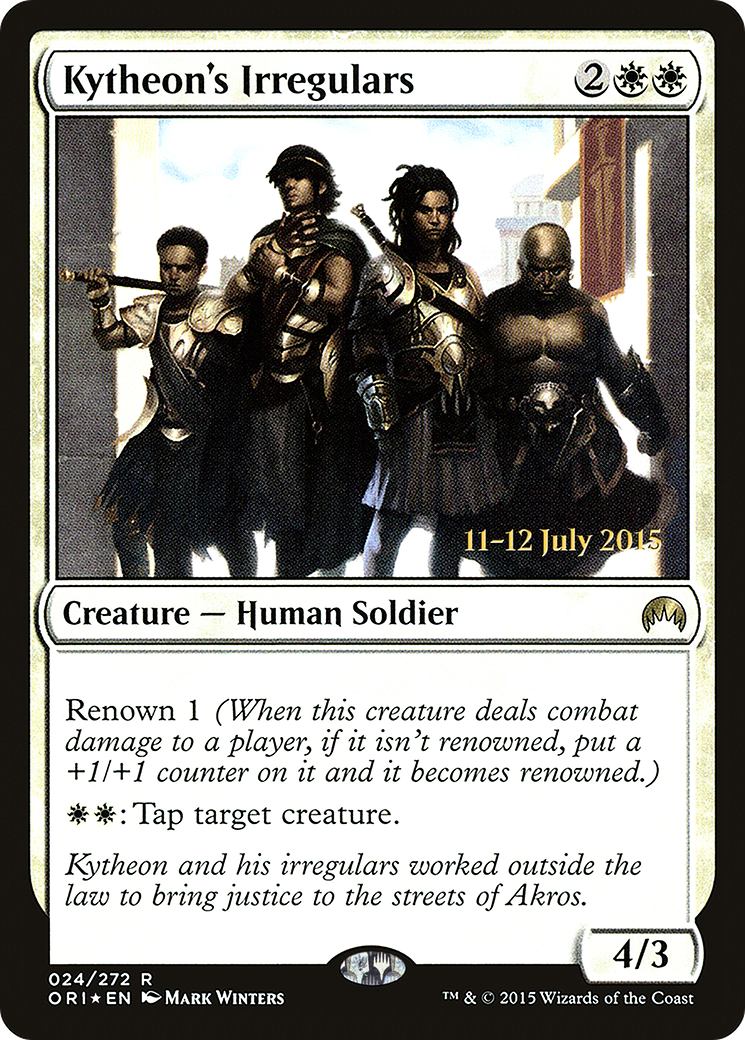 Image of Kytheon's Irregulars (PRE-024) - Magic Origins Promos Foil