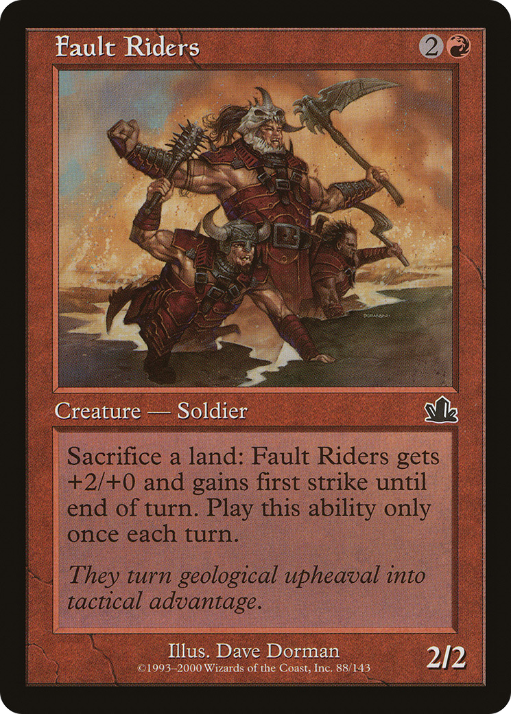 Image of Fault Riders (PCY-088) - Prophecy Foil