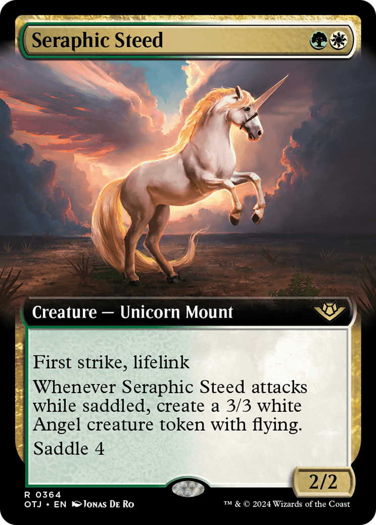 Image of Seraphic Steed (Extended Art) (OTJ-364) - Outlaws of Thunder Junction: (Extended Art)
