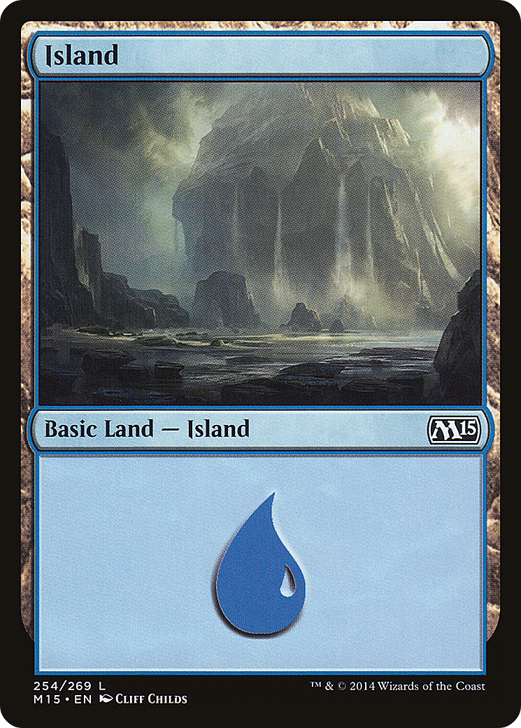 Image of Island (254) (M15-254) - Magic 2015 Foil