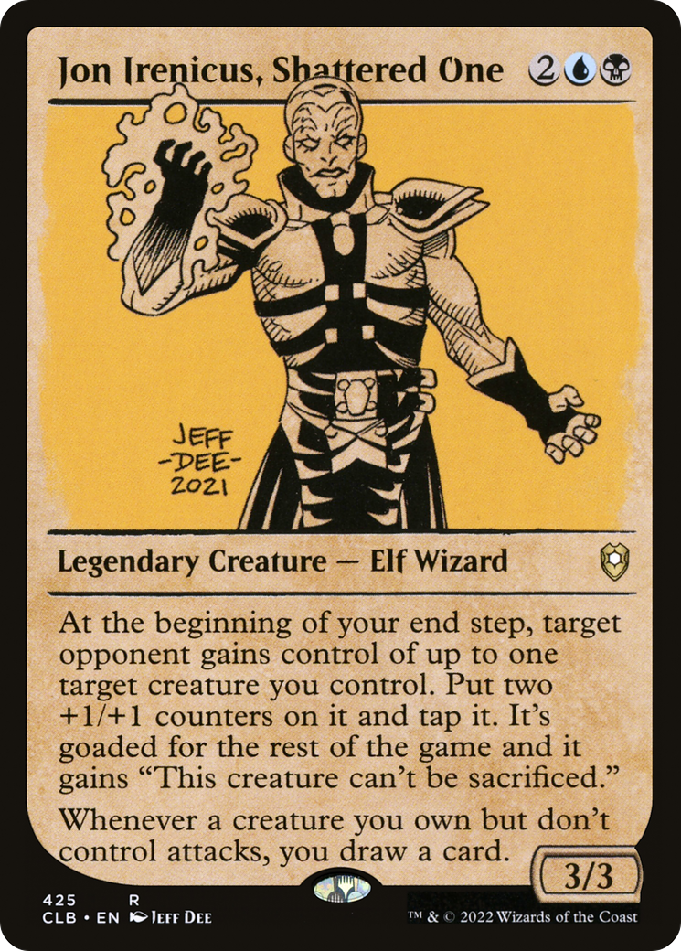 Image of Jon Irenicus, Shattered One (Showcase) (CLB-425) - Commander Legends: Battle for Baldur's Gate: (Showcase)