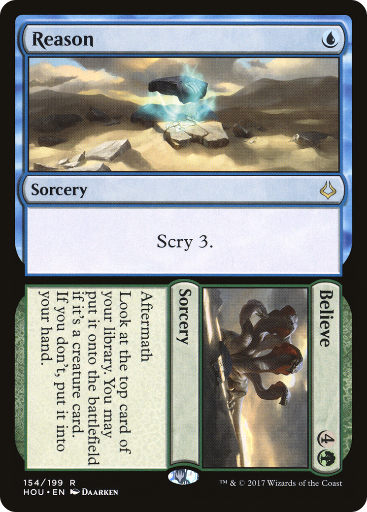 Image of Reason // Believe (HOU-154) - Hour of Devastation Foil