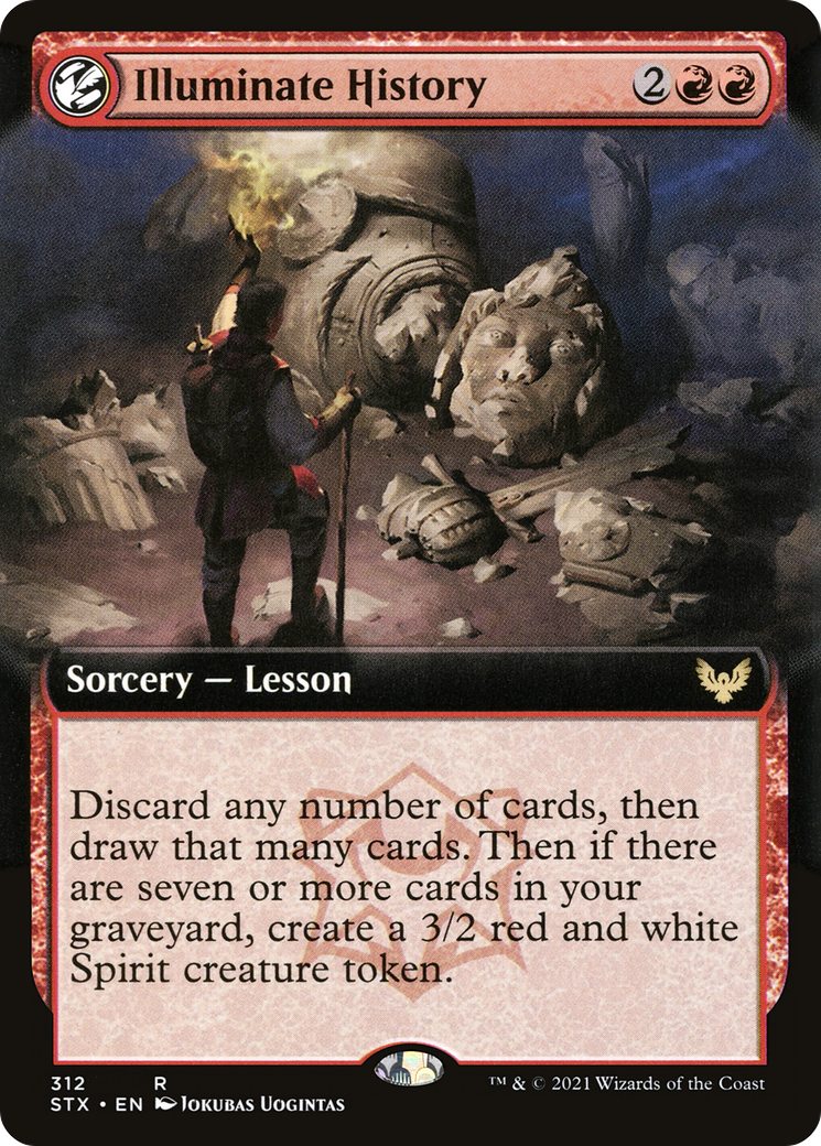 Image of Illuminate History (Extended Art) (STX-312) - Strixhaven: School of Mages: (Extended Art, lesson)