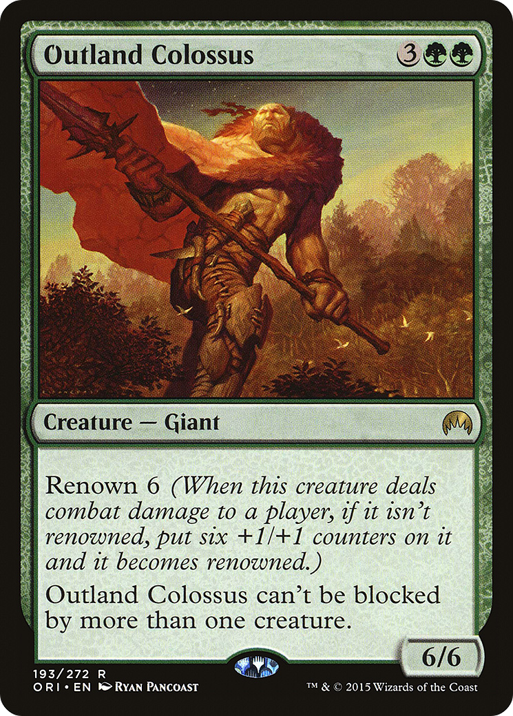 Image of Outland Colossus (ORI-193) - Magic Origins