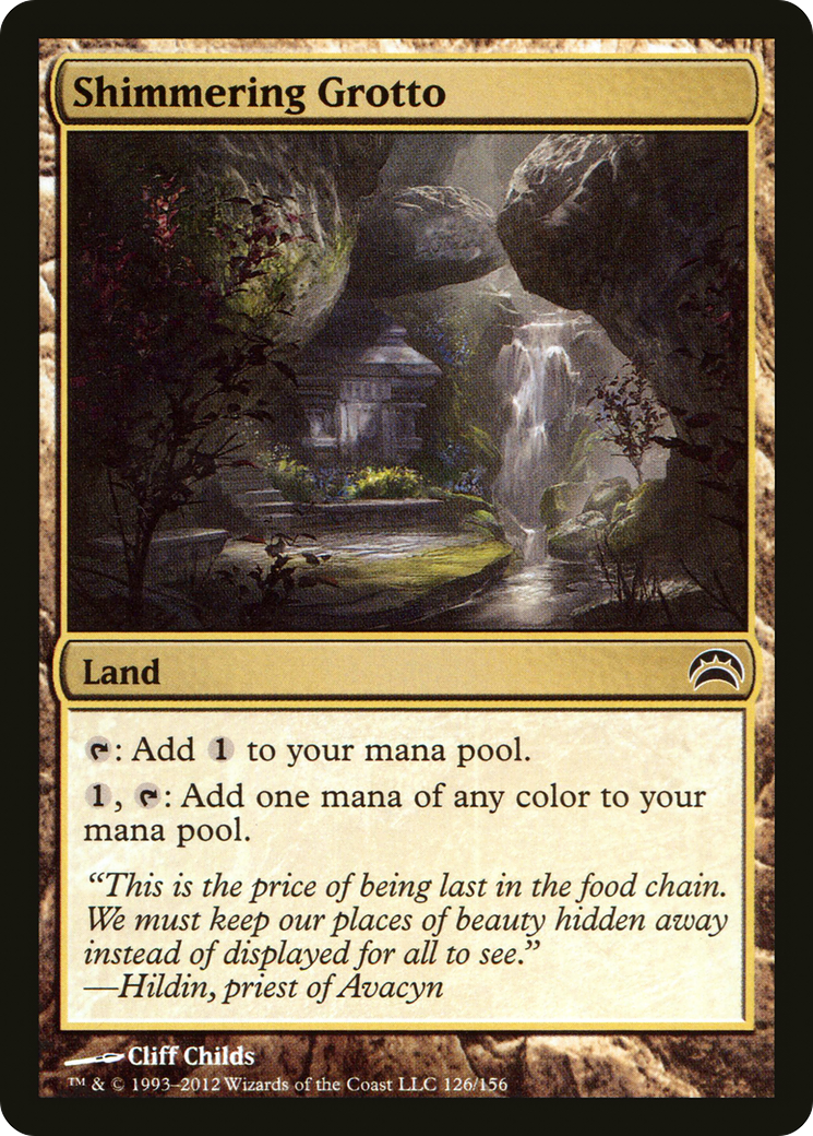 Image of Shimmering Grotto (PC2-126) - Planechase 2012