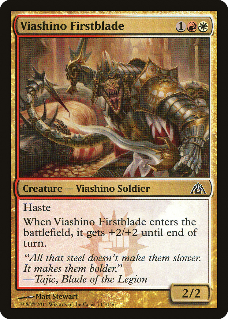 Image of Viashino Firstblade (DGM-113) - Dragon's Maze