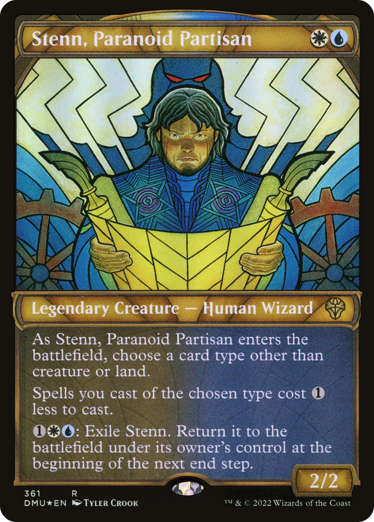 Image of Stenn, Paranoid Partisan (Textured Foil) (DMU-361) - Dominaria United: (Showcase) Foil