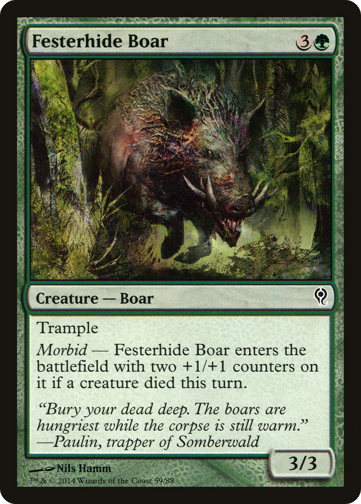 Image of Festerhide Boar (DDM-059) - Duel Decks: Jace vs. Vraska