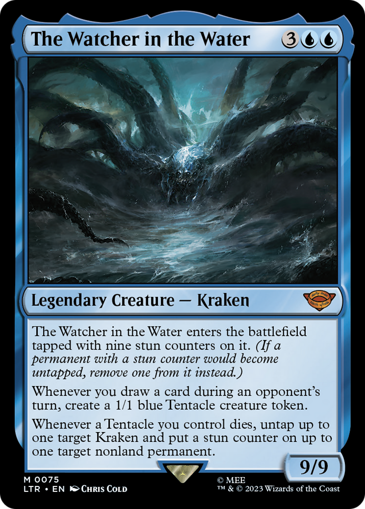 Image of The Watcher in the Water (LTR-075) - The Lord of the Rings: Tales of Middle-earth Foil