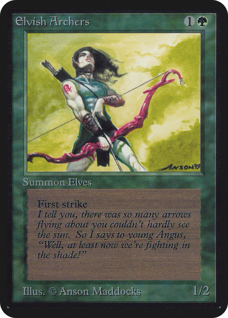 Image of Elvish Archers (LEA-) - Limited Edition Alpha