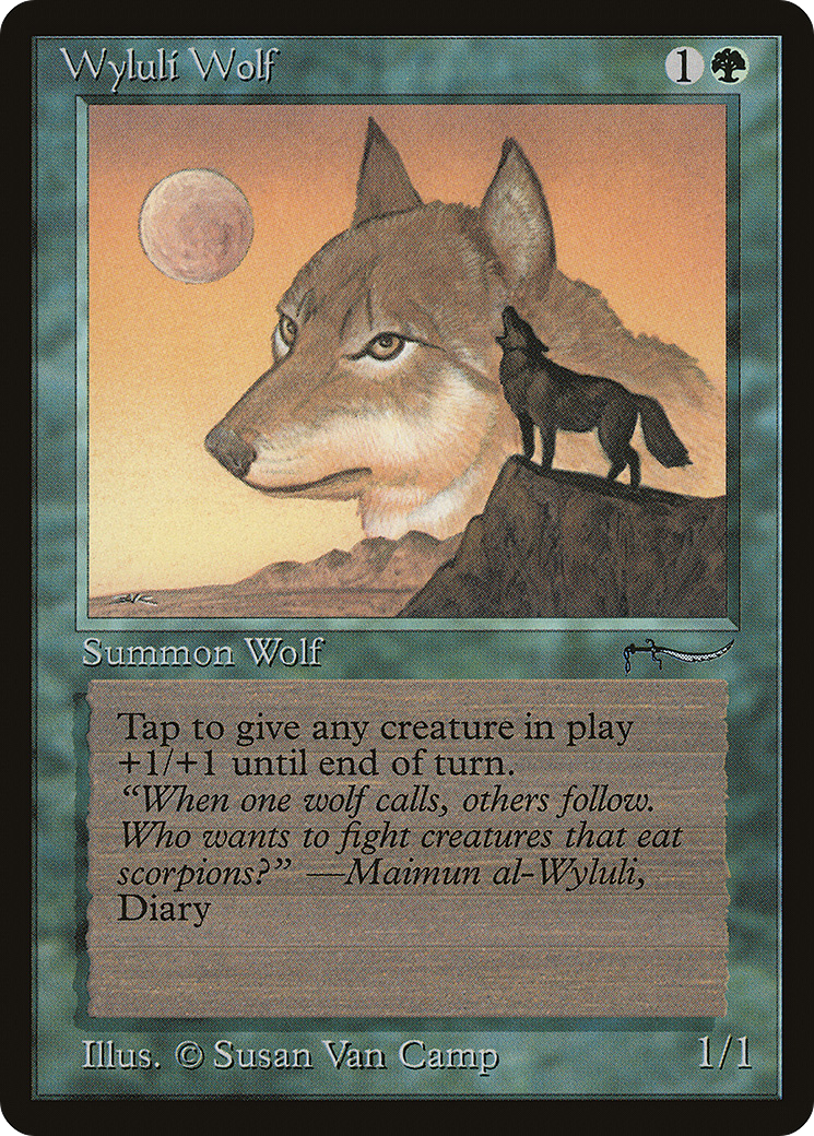 Image of Wyluli Wolf (Light) (ARN-) - Arabian Nights