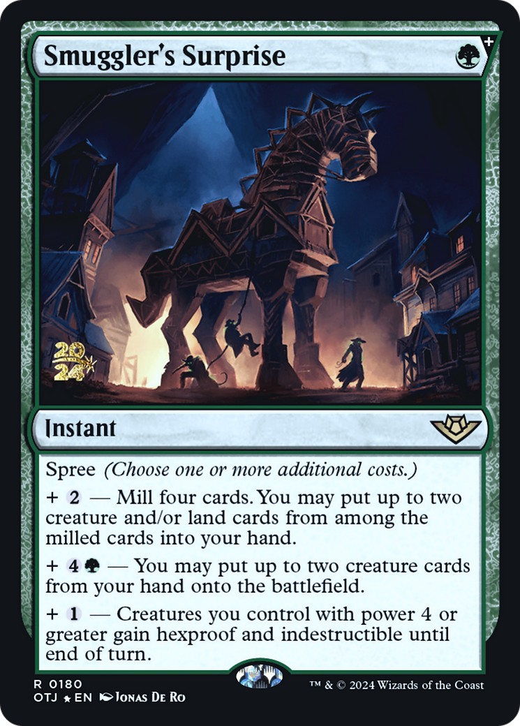 Image of Smuggler's Surprise (PRE-180) - Outlaws of Thunder Junction Promos Foil