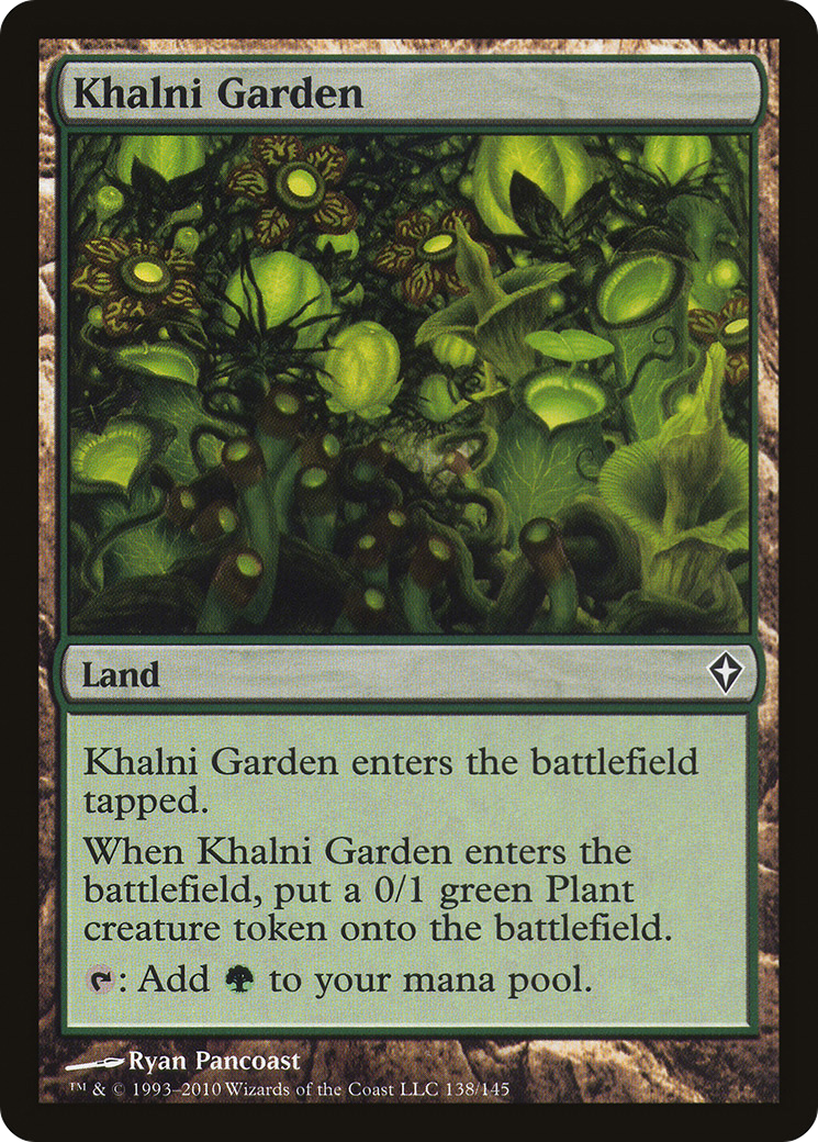 Image of Khalni Garden (WWK-138) - Worldwake Foil