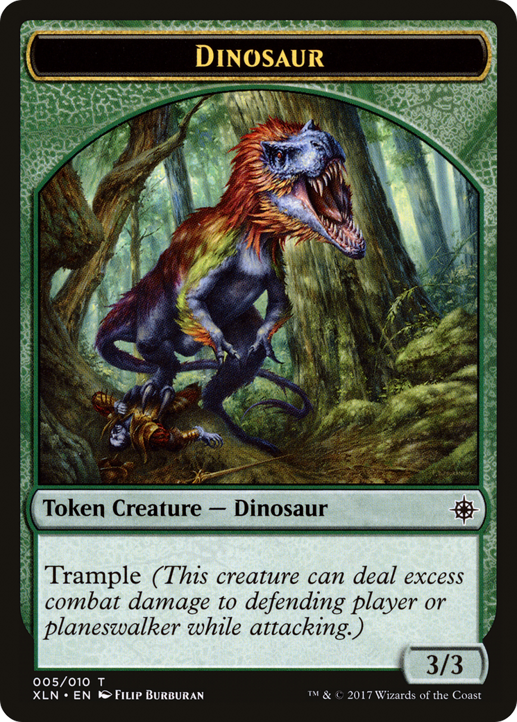 Image of Dinosaur Token (XLN-005) - Ixalan Tokens