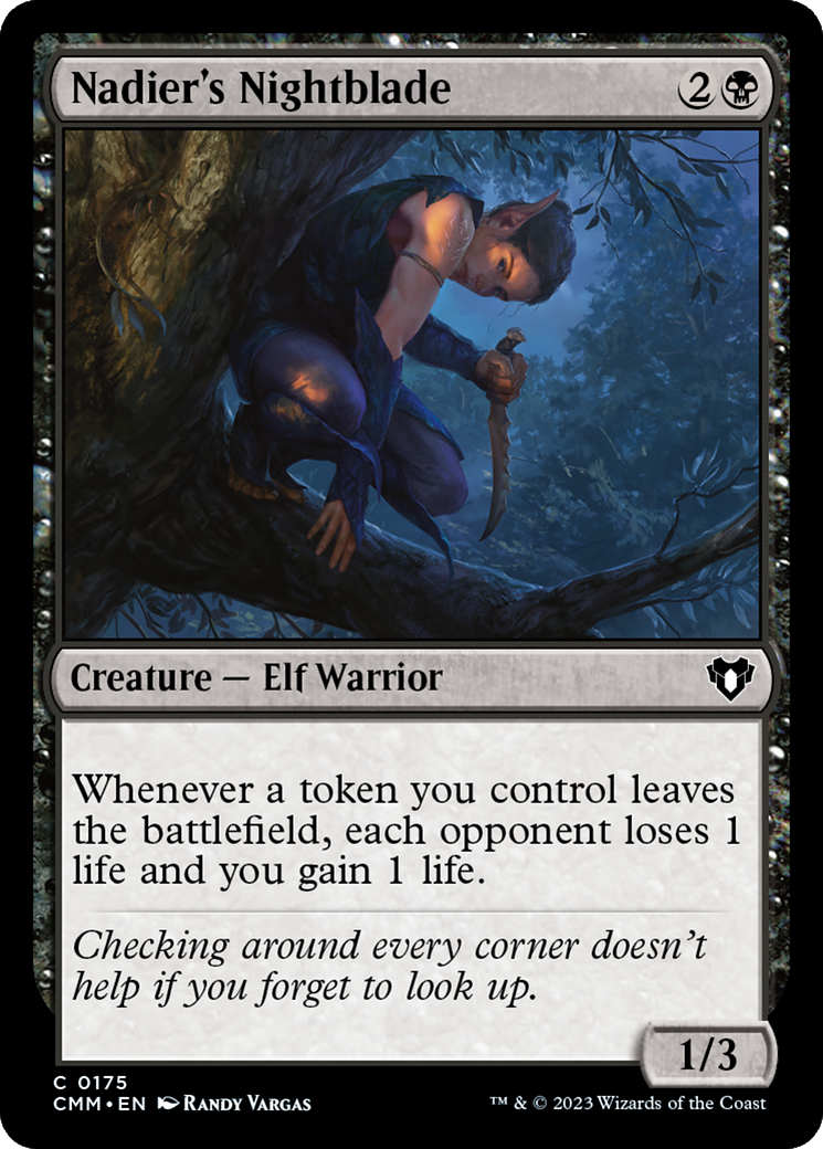 Image of Nadier's Nightblade (CMM-175) - Commander Masters