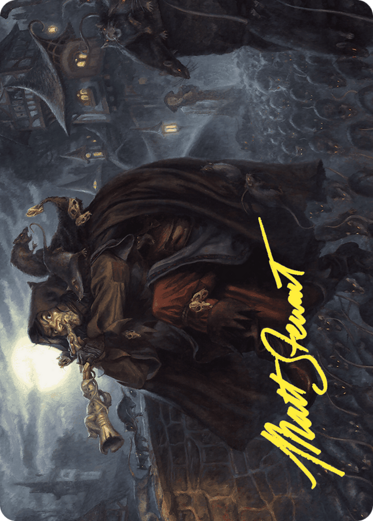 Image of Totentanz, Swarm Piper // Totentanz, Swarm Piper (AWOE-033) - Wilds of Eldraine Art Series (Borderless) Foil