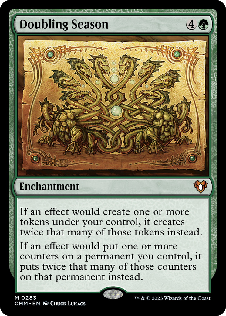 Image of Doubling Season (CMM-283) - Commander Masters Foil