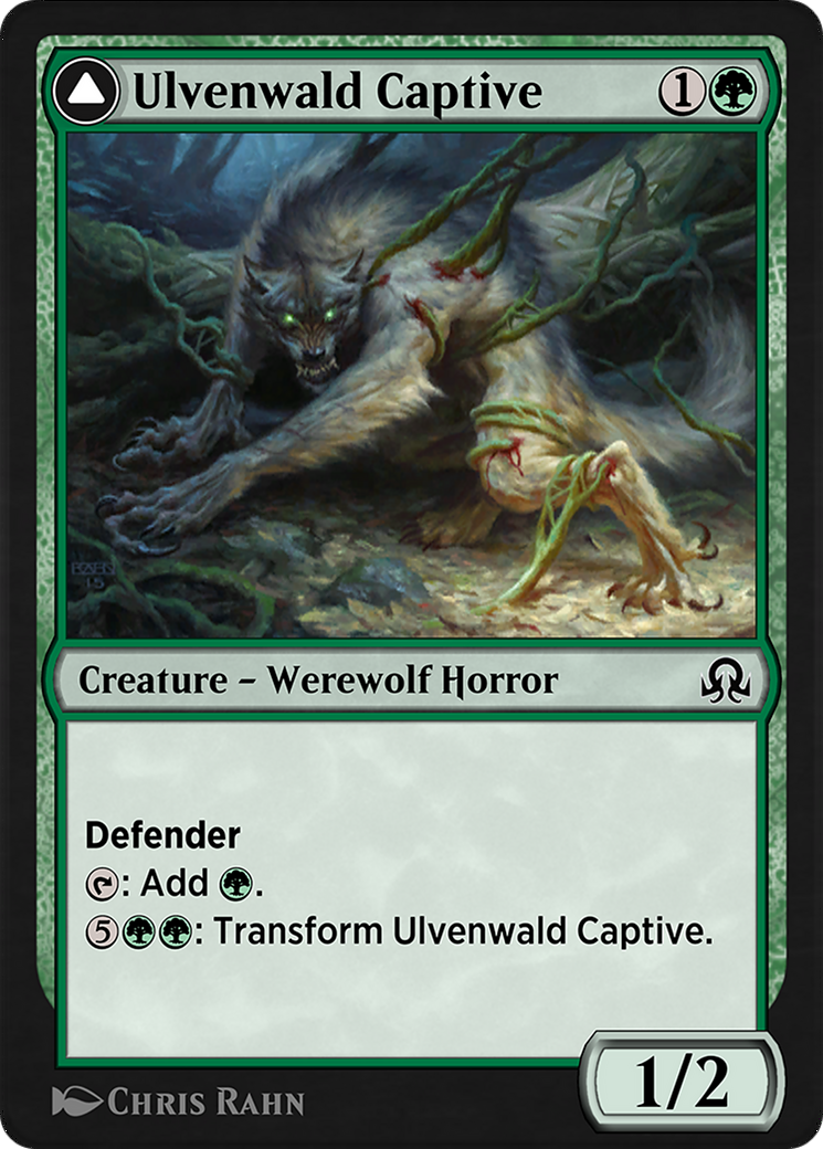 Image of Ulvenwald Captive // Ulvenwald Abomination (SIR-221) - Shadows over Innistrad Remastered