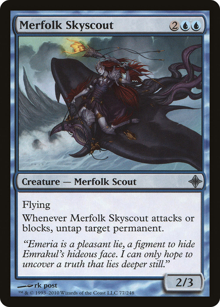 Image of Merfolk Skyscout (ROE-077) - Rise of the Eldrazi