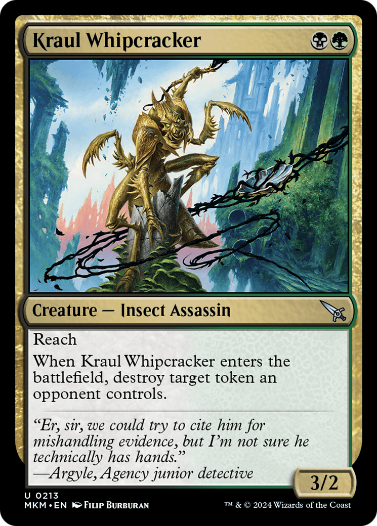 Image of Kraul Whipcracker (b) (MKM-213) - Murders at Karlov Manor Foil