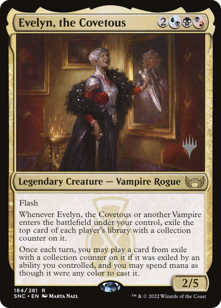 Image of Evelyn, the Covetous (PPSNC-184) - Streets of New Capenna Promos Foil