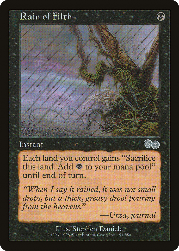 Image of Rain of Filth (USG-151) - Urza's Saga