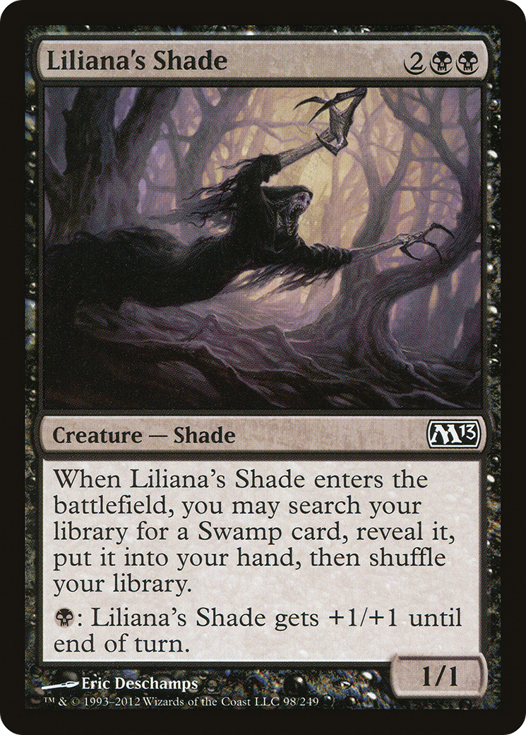 Image of Liliana's Shade (M13-098) - Magic 2013 Foil