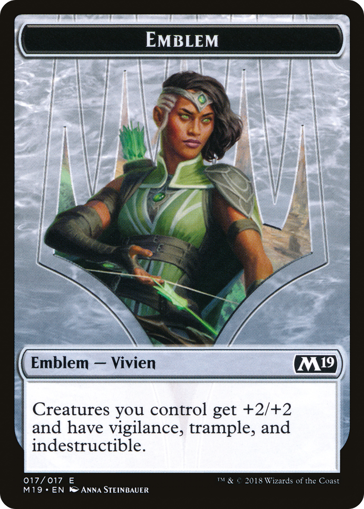 Image of Emblem - Vivien Reid (M19-017) - Core Set 2019 Tokens