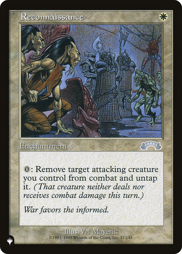 Image of Reconnaissance (LIST-EXO-17) - The List