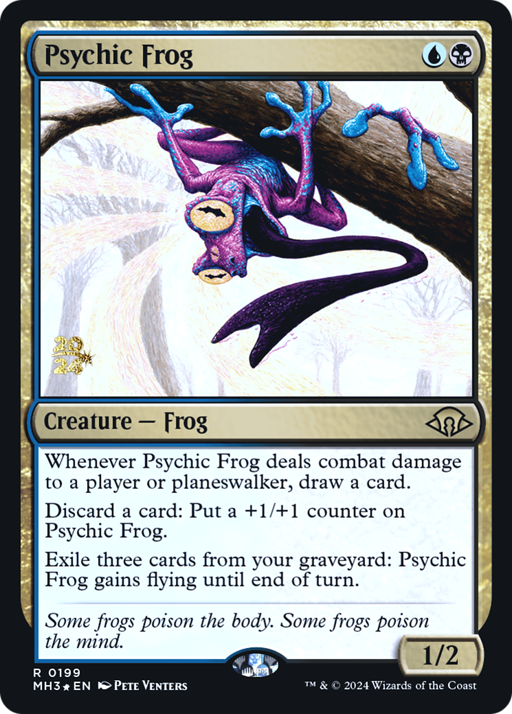 Image of Psychic Frog (PRE-199) - Modern Horizons 3 Promos Foil