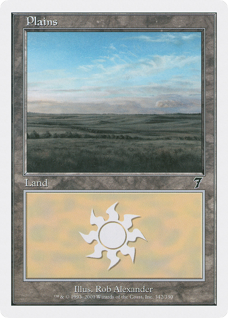 Image of Plains (342) (7ED-342) - 7th Edition Foil