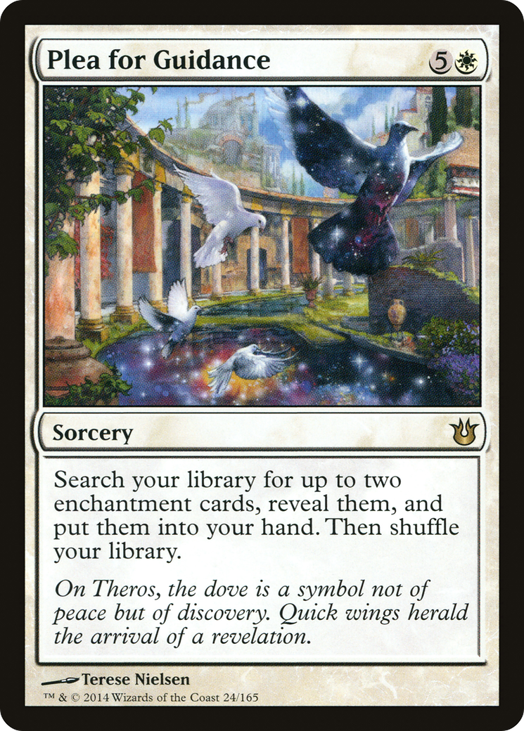 Image of Plea for Guidance (BNG-024) - Born of the Gods Foil