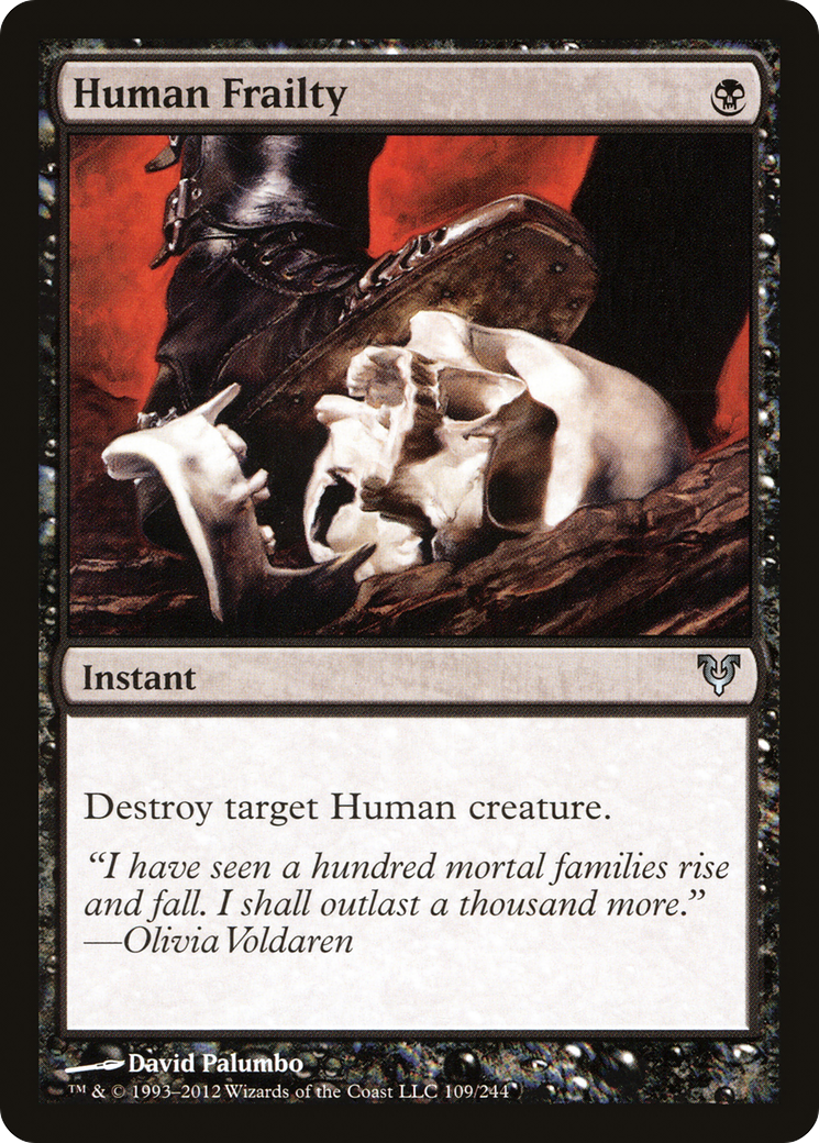 Image of Human Frailty (AVR-109) - Avacyn Restored