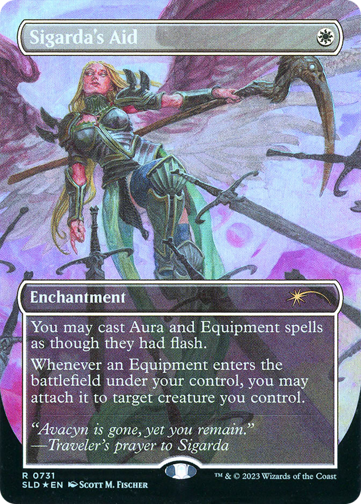 Image of Sigarda's Aid (SLD-731) - Secret Lair Drop Foil