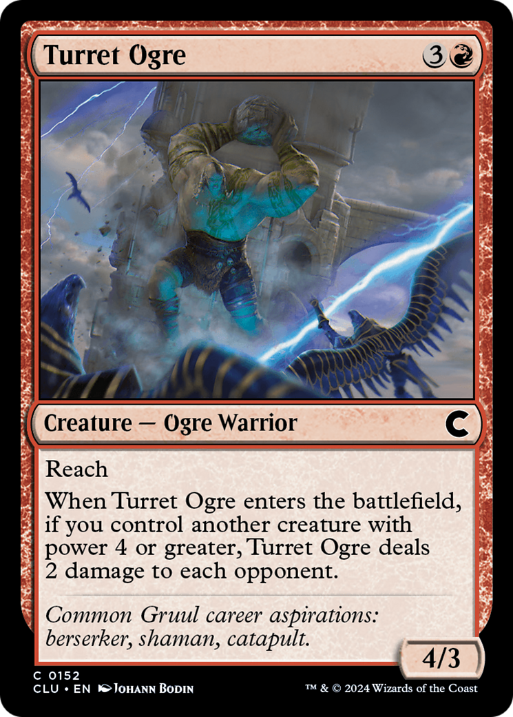 Image of Turret Ogre (CLU-152) - Ravnica: Clue Edition