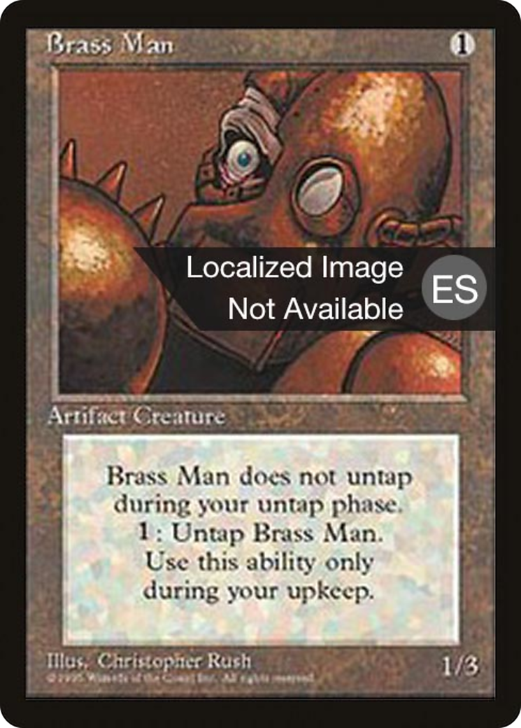 Image of Brass Man (4BB-) - Fourth Edition Foreign Black Border