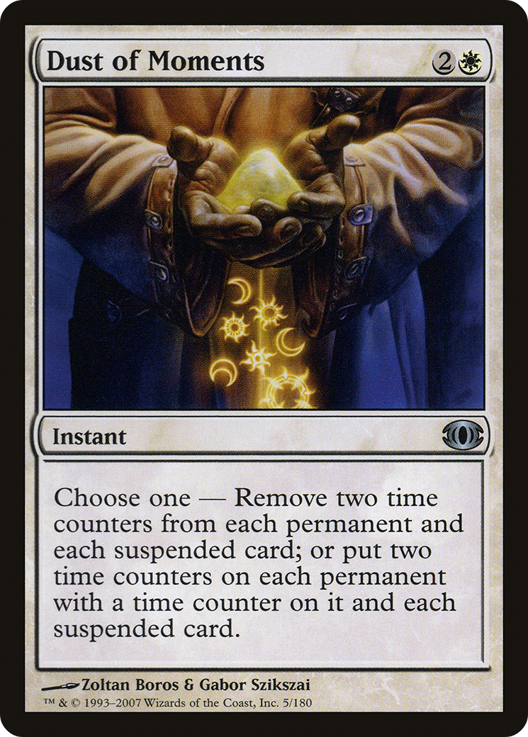 Image of Dust of Moments (FUT-005) - Future Sight Foil