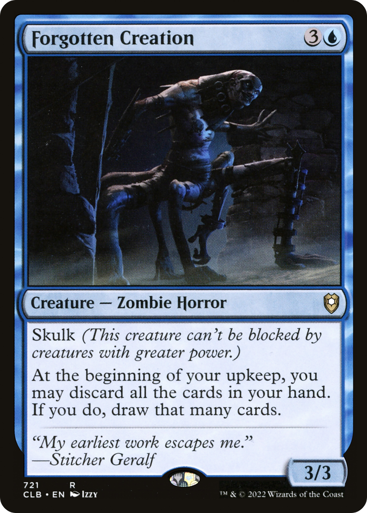 Image of Forgotten Creation (CLB-721) - Commander Legends: Battle for Baldur's Gate