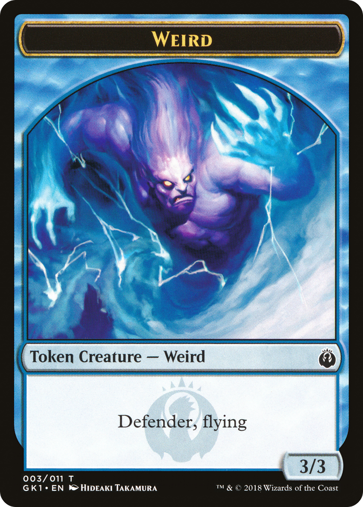 Image of Weird // Goblin Double-Sided Token (GR1-003) - GRN Guild Kit Tokens