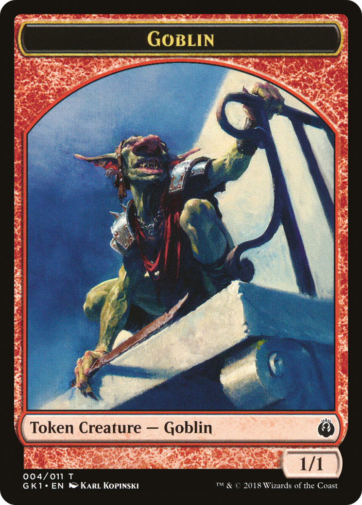 Image of Weird // Goblin Double-Sided Token (GR1-003) - GRN Guild Kit Tokens